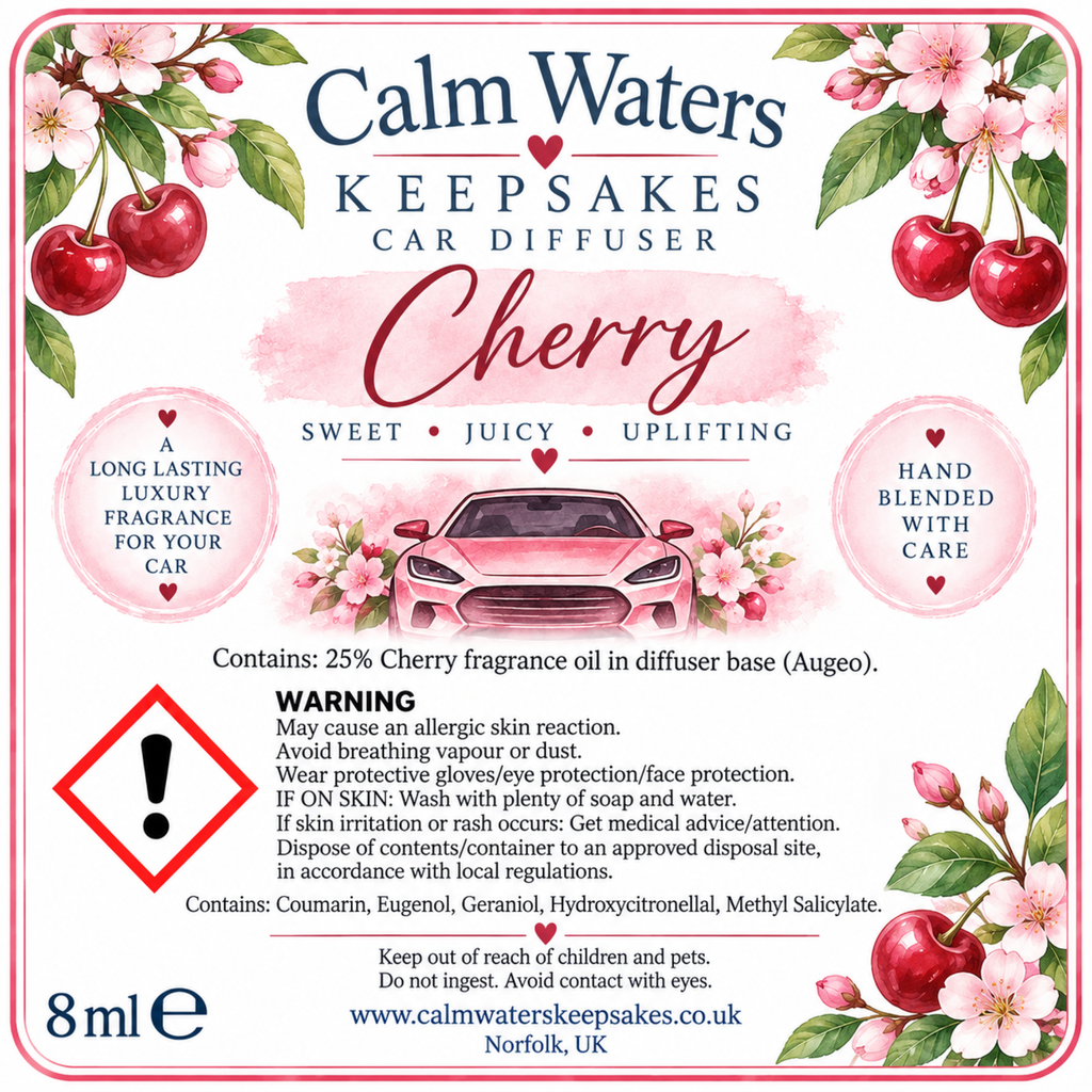 Personalised Hanging Fragrance Diffuser | Wedding & Party Favours | Car, Wardrobe Freshener | Dried Flower Gift | Custom 8ml Diffuser