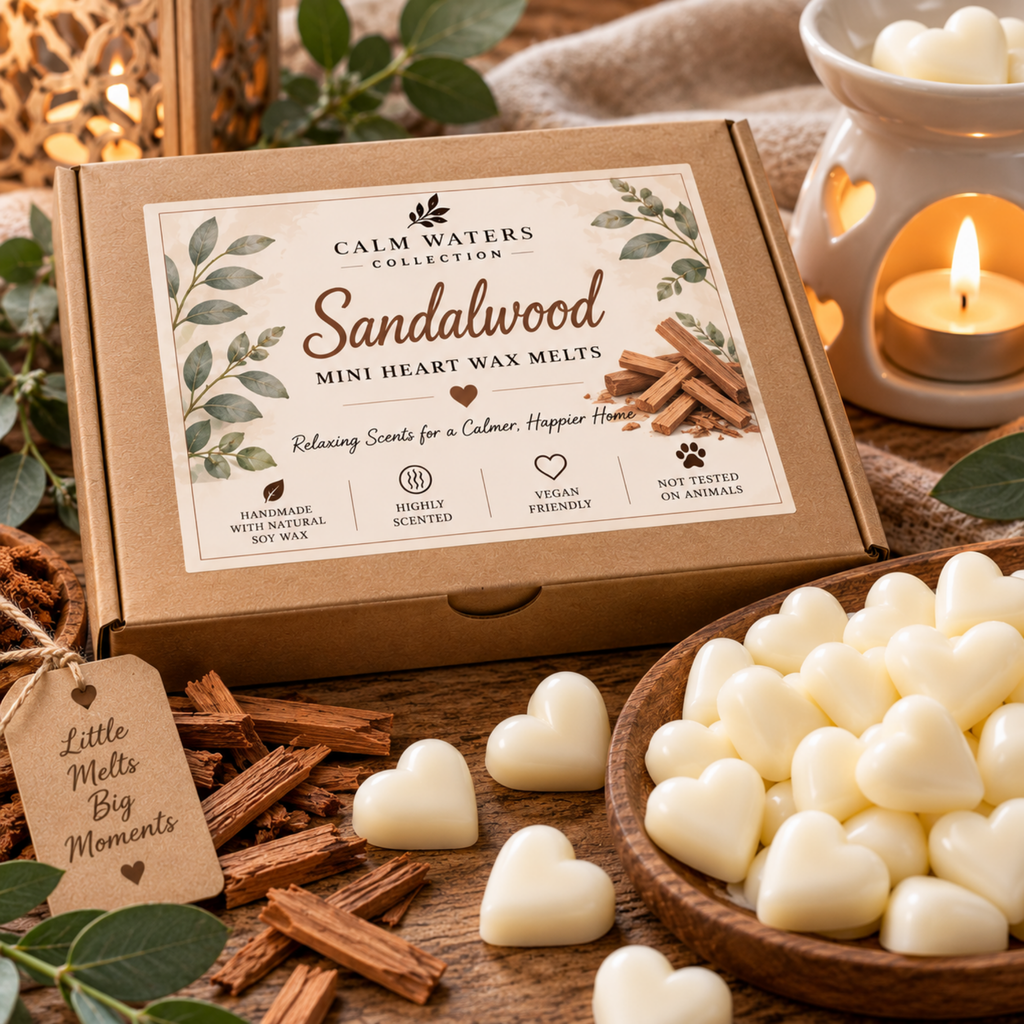 100g Soy Wax Melts Gift Box – Handmade Scented Mini Wax Melts – Vegan Home Fragrance Gift