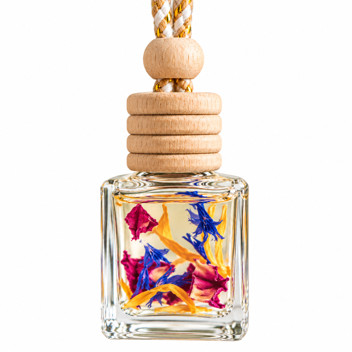 Personalised Hanging Fragrance Diffuser | Wedding & Party Favours | Car, Wardrobe Freshener | Dried Flower Gift | Custom 8ml Diffuser
