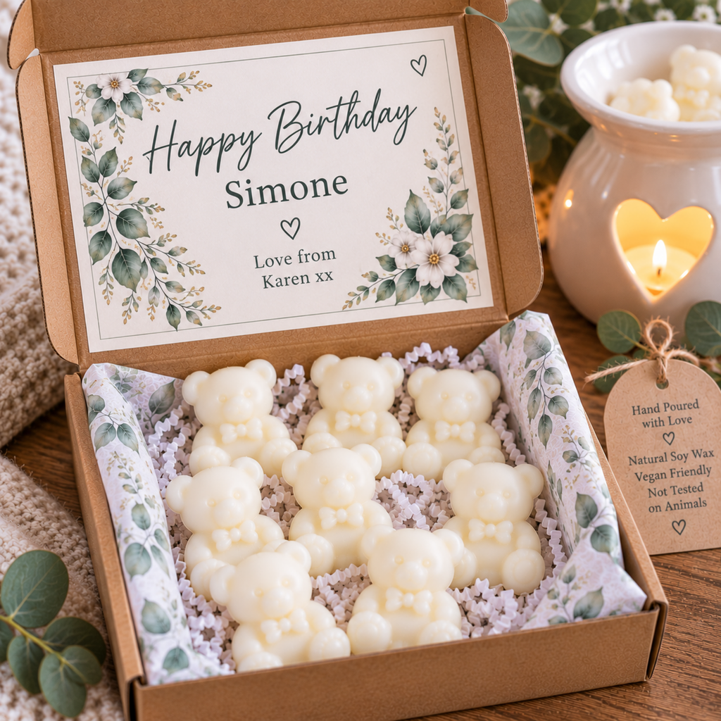 teddy Bear Wax Melts Gift Box