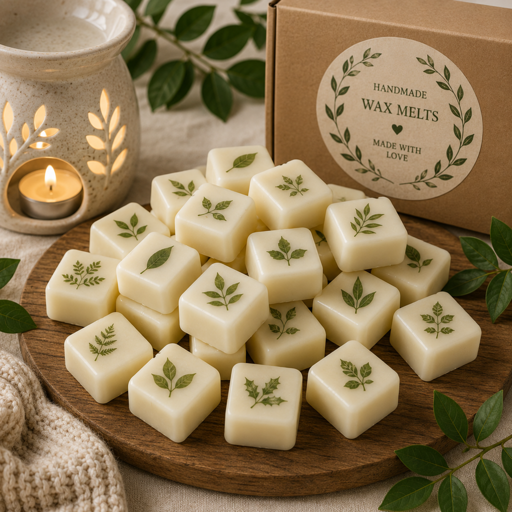 Botanical Wax Melts – Handmade Soy Wax Melt Cubes – Choose Your Fragrance – Scented Home Fragrance Gift Box