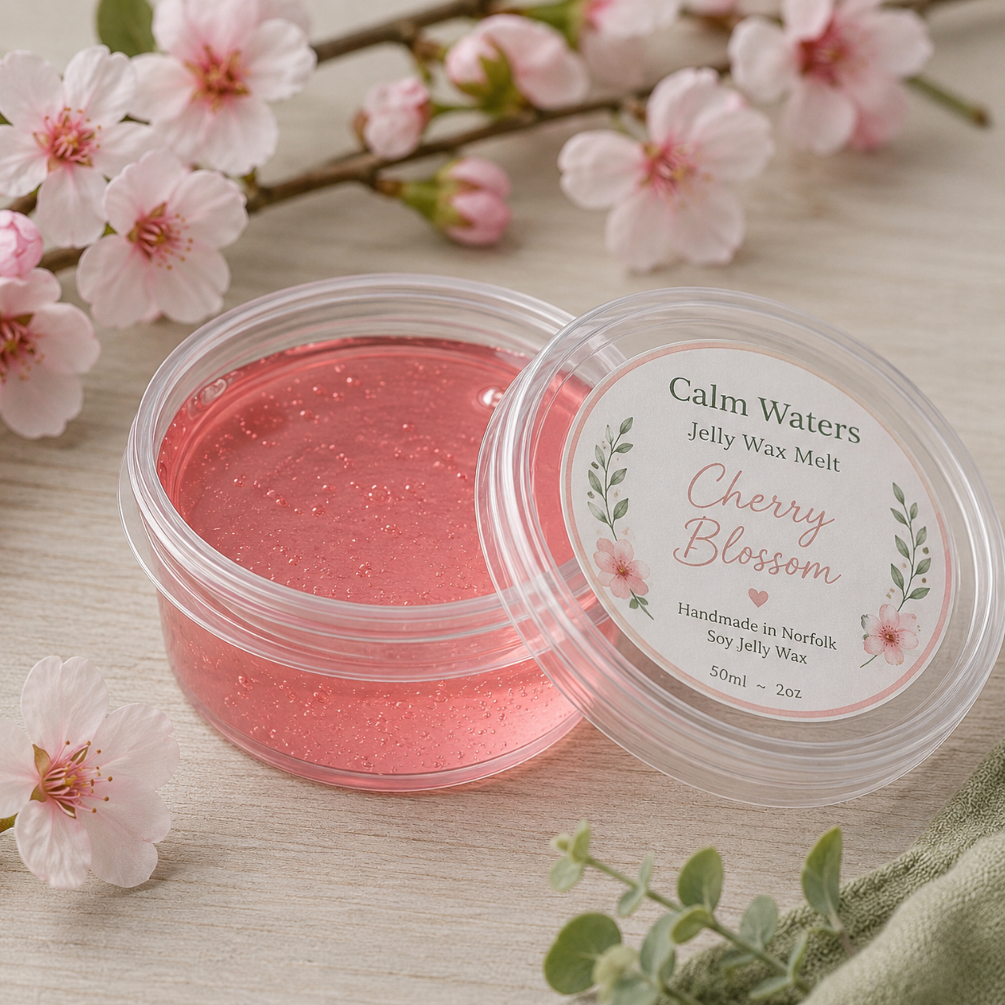 Highly Scented Jelly Wax Melt Pot – Reusable Gel Wax Melt – Choice of Fragrance – Handmade Home Fragrance