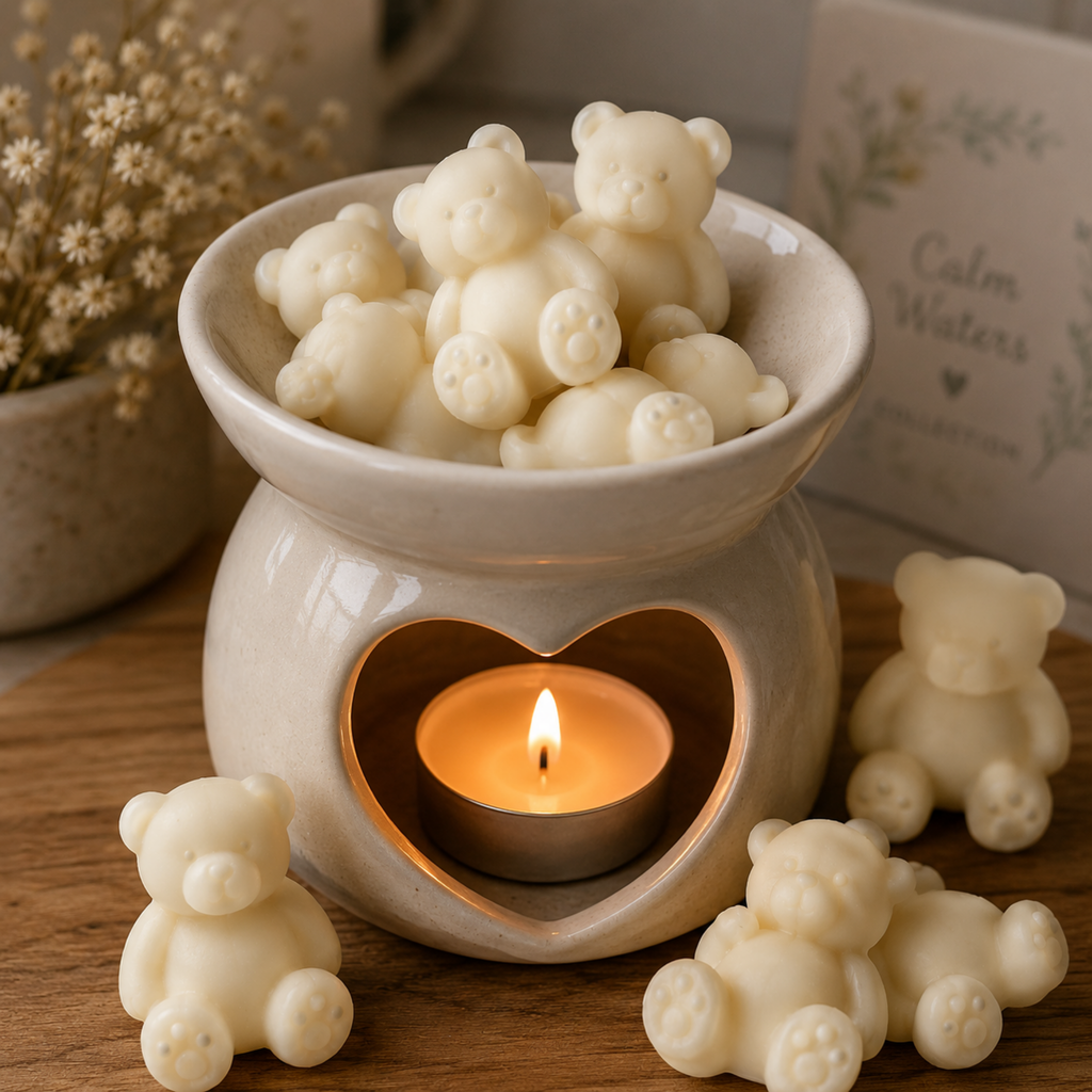 Teddy Bear Wax Melts – Box of 20 Scented Soy Wax Teddies – Choose Your Fragrance – Handmade Home Fragrance Gift