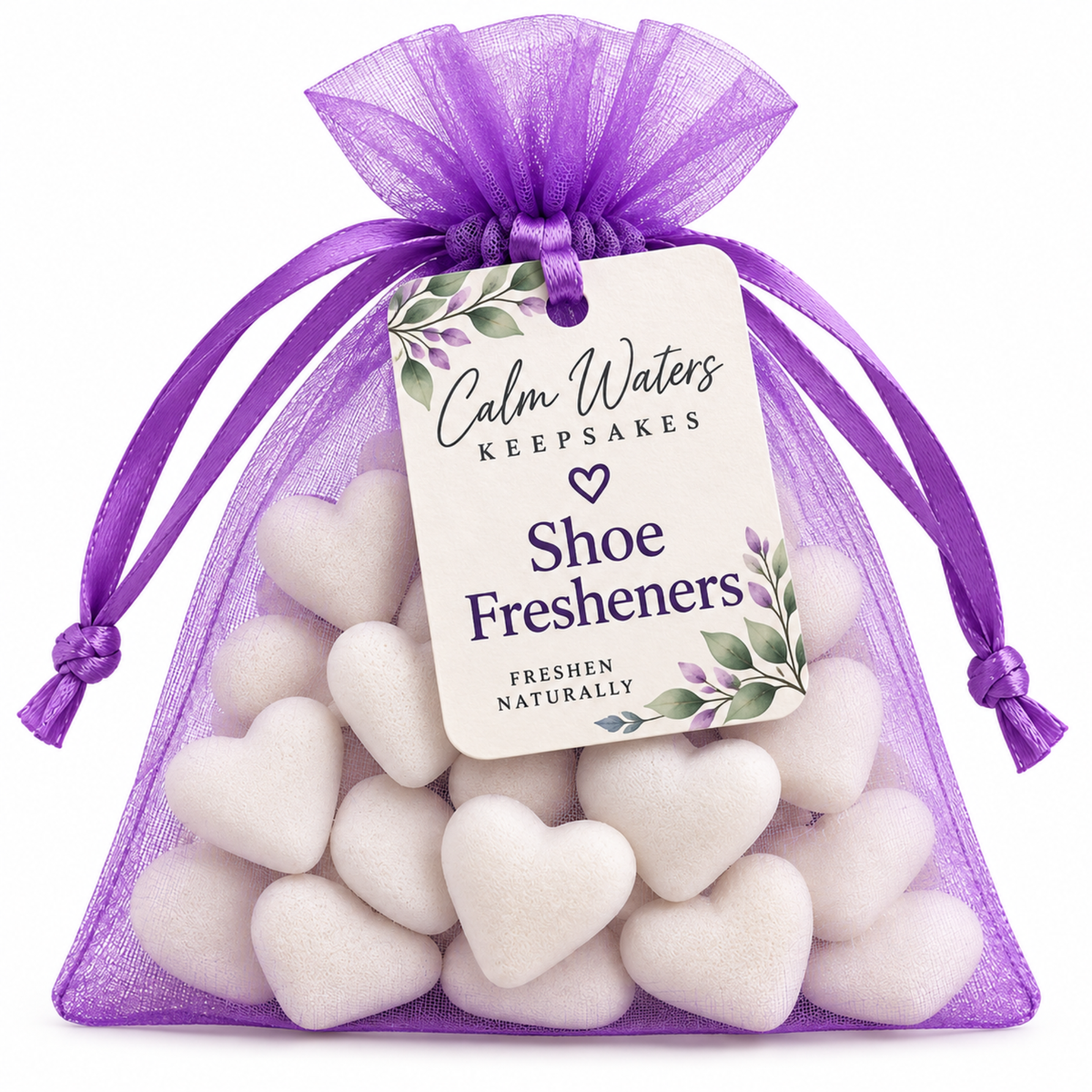 Pair of Shoe Fresheners | 2 Scented Aroma Stone Bags | Trainer & Work Boot Fresheners | Reusable Shoe Deodorisers