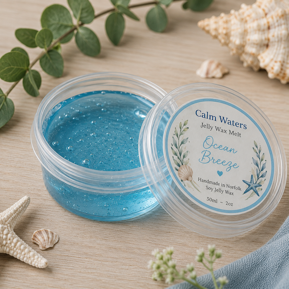 Highly Scented Jelly Wax Melt Pot – Reusable Gel Wax Melt – Choice of Fragrance – Handmade Home Fragrance
