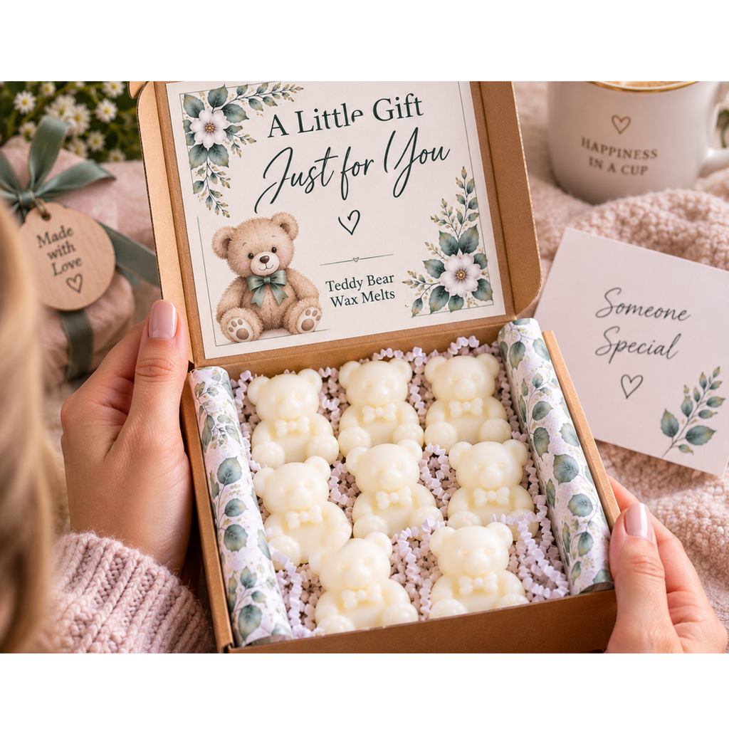 teddy Bear Wax Melts Gift Box
