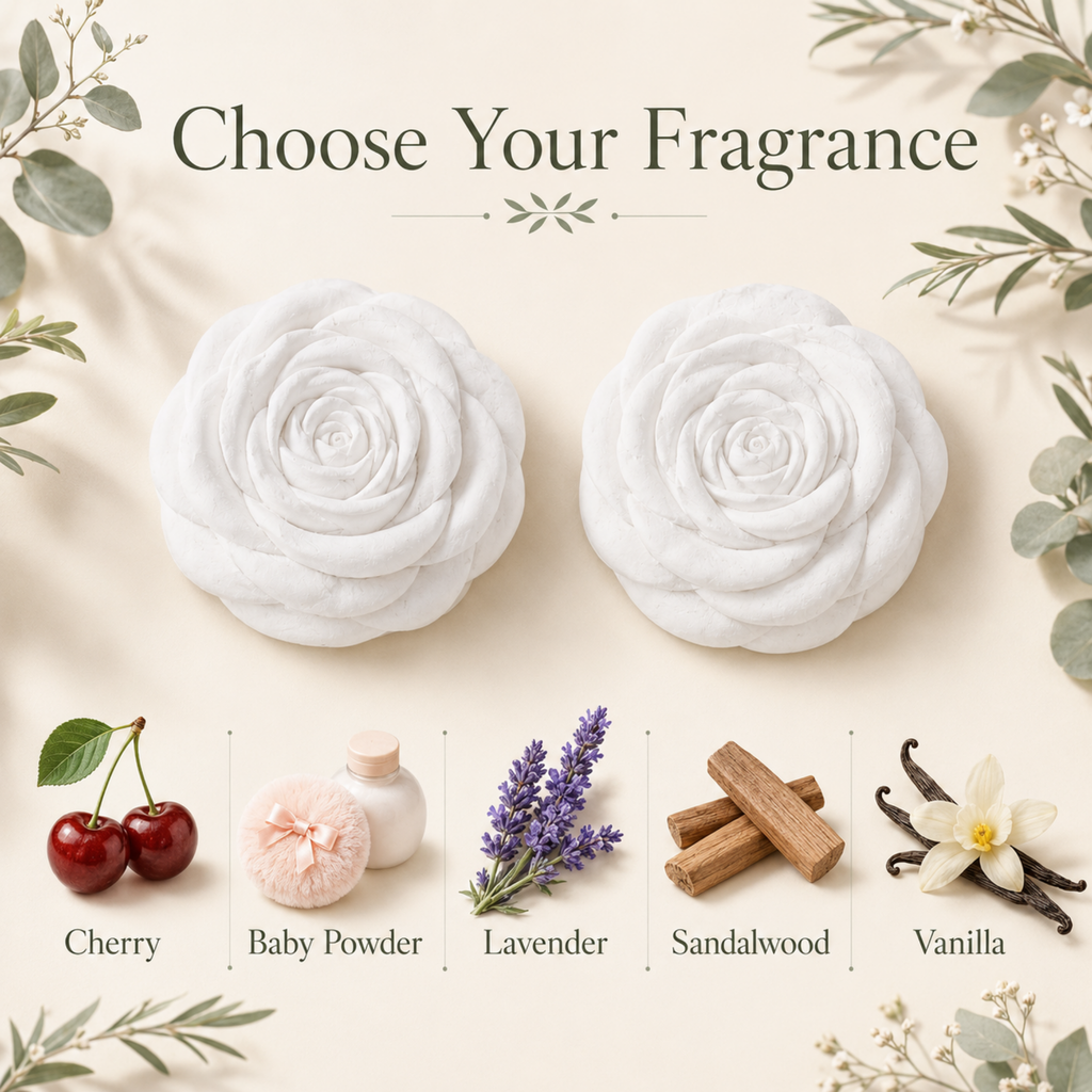 Aroma Drawer Stones Set of 2 – Scented Rose Wardrobe Fresheners – Choose Your Fragrance – Handmade Home Fragrance Gift