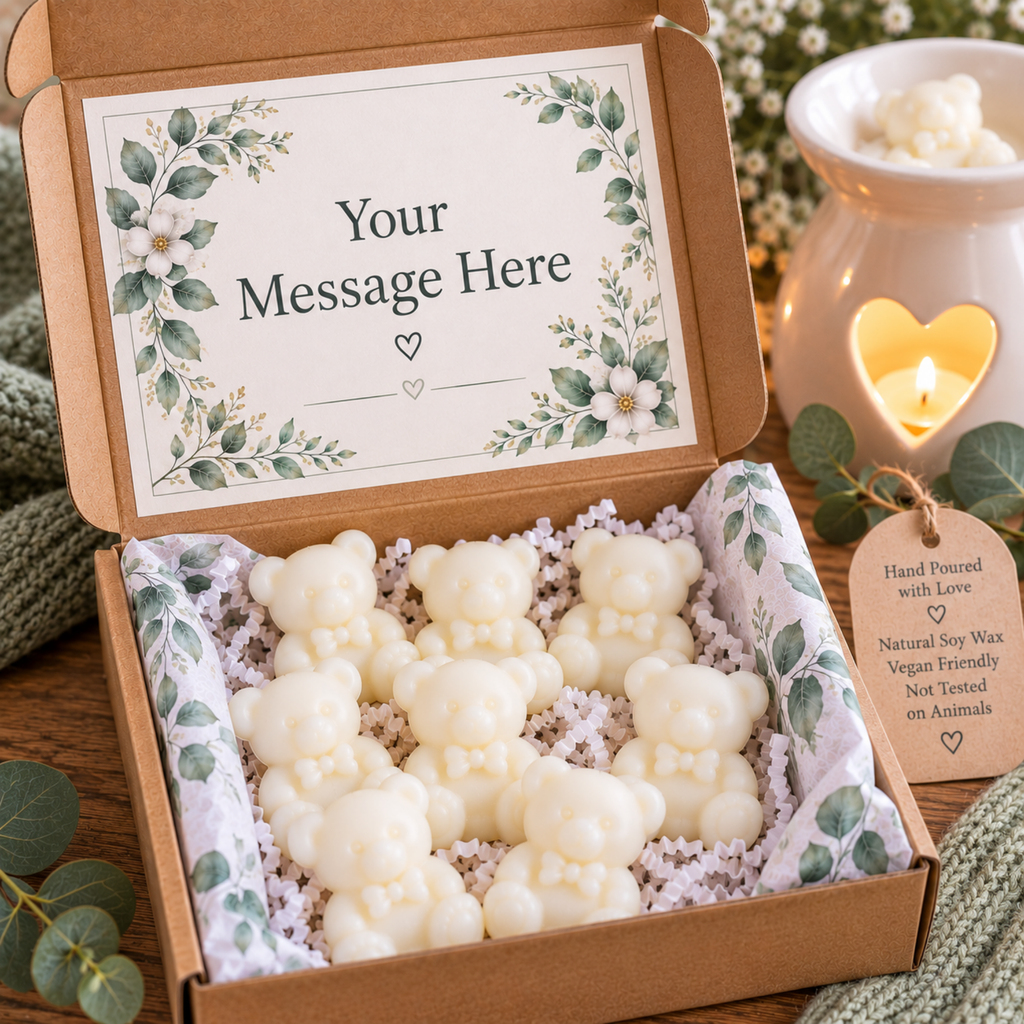 teddy Bear Wax Melts Gift Box