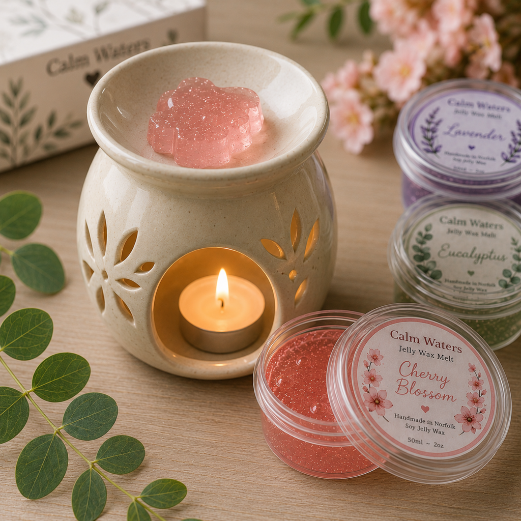 Highly Scented Jelly Wax Melt Pot – Reusable Gel Wax Melt – Choice of Fragrance – Handmade Home Fragrance