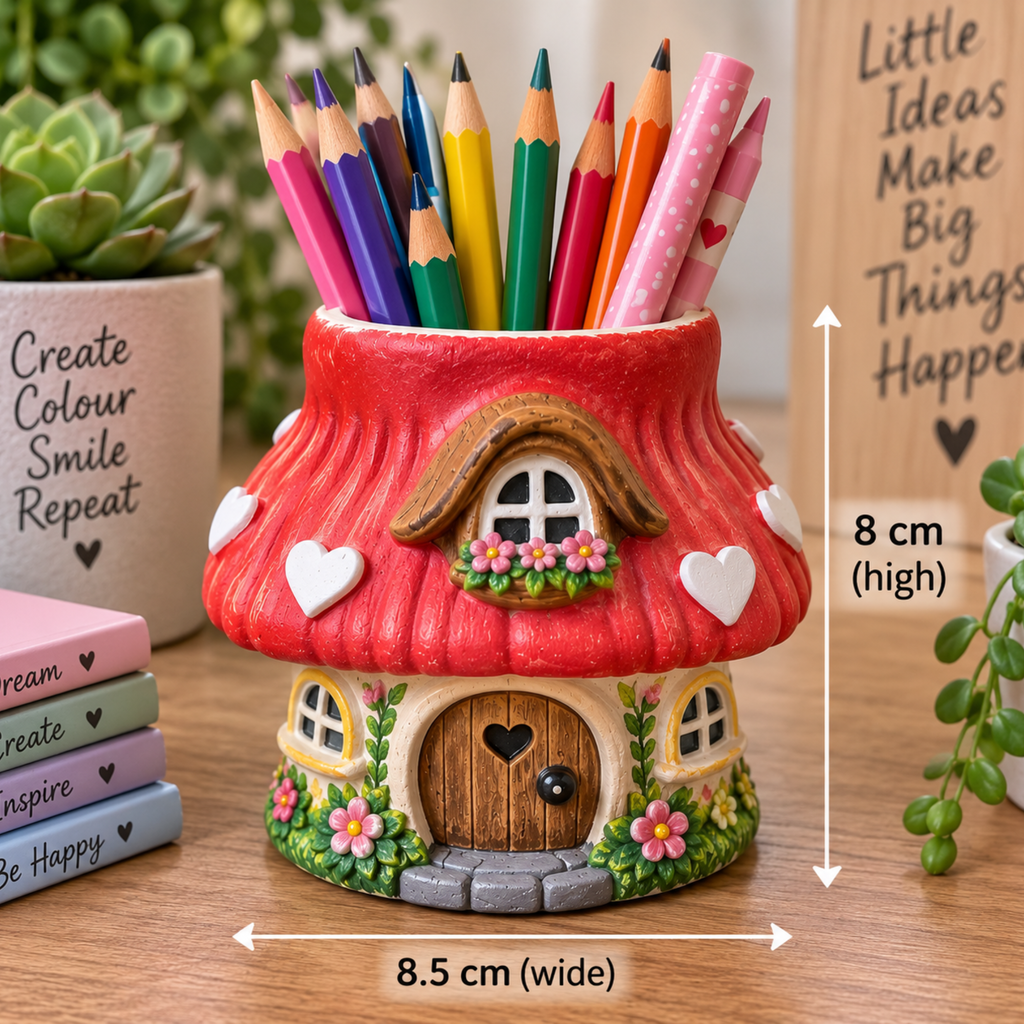 Paint Your Own Mushroom House Kit | Fairy House Craft Kit | DIY Painting Set