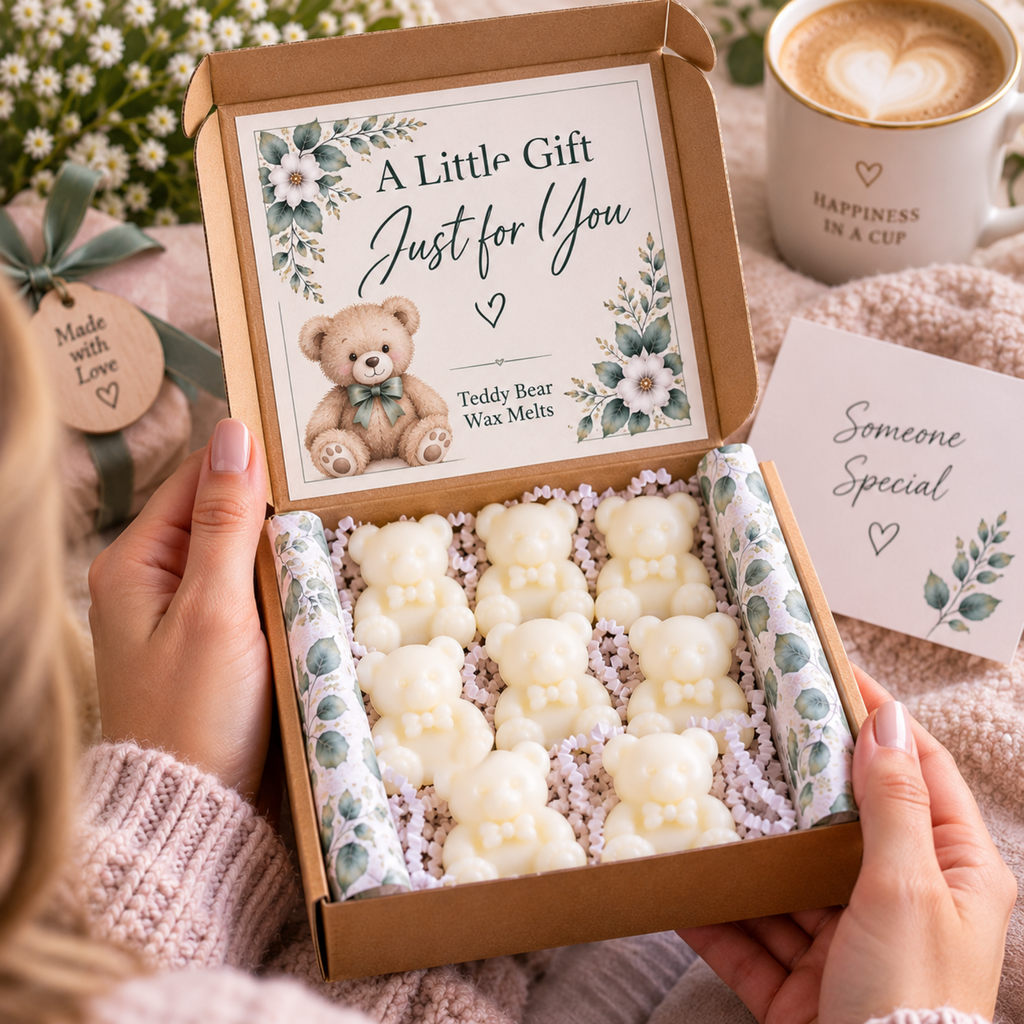 teddy Bear Wax Melts Gift Box