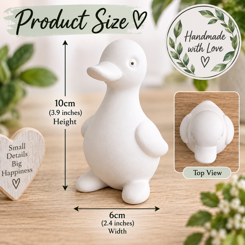 Paint Your Own Duck Kit | DIY Painting Craft Kit | Duck Ornament | Creative Craft Gift | Adult & Teen Painting Activity