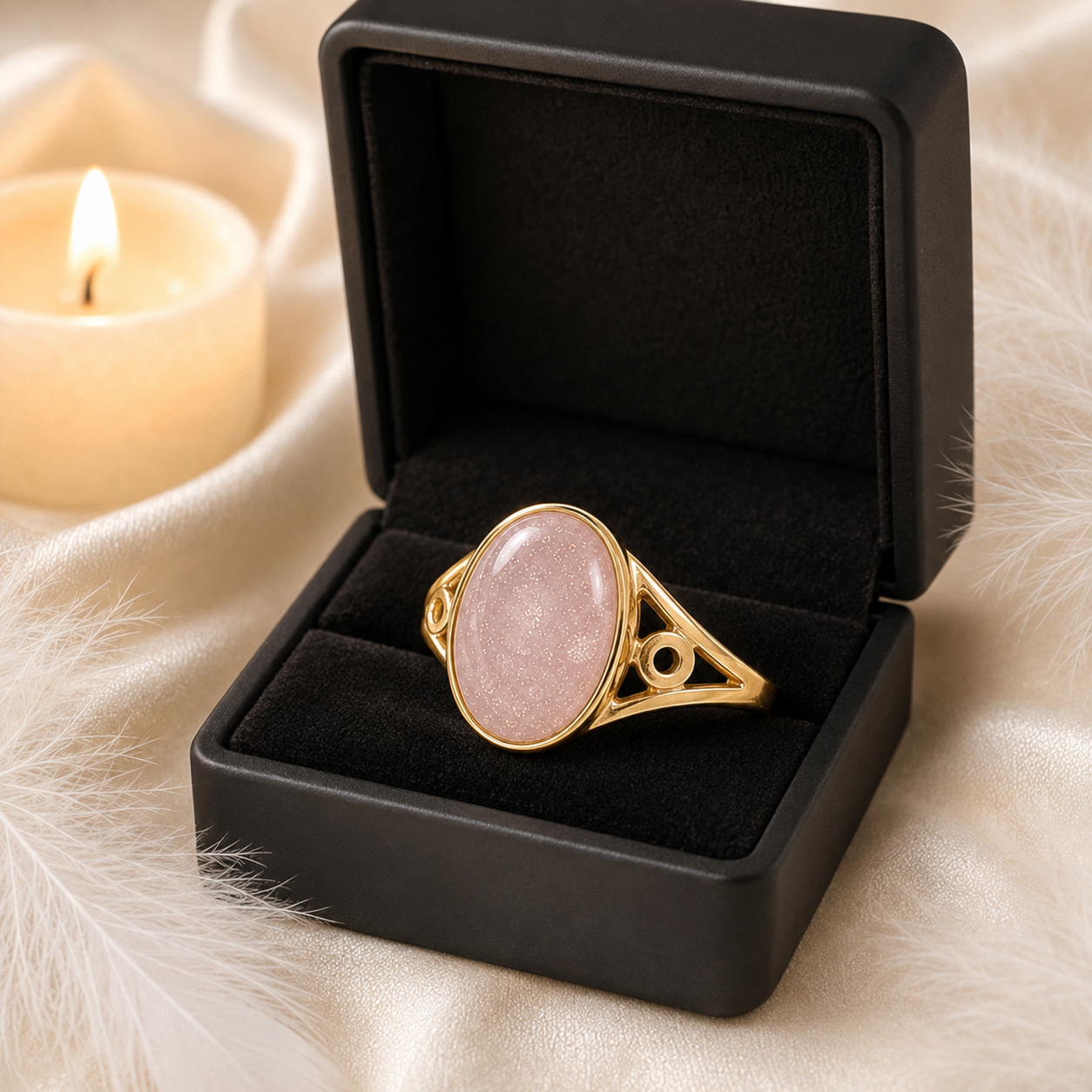 Gold Hallmarked Memorial Ring