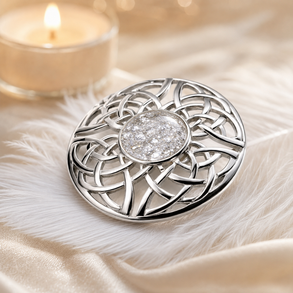 Sterling SilverBrooch – Diamond Dust Jewellery 27mm
