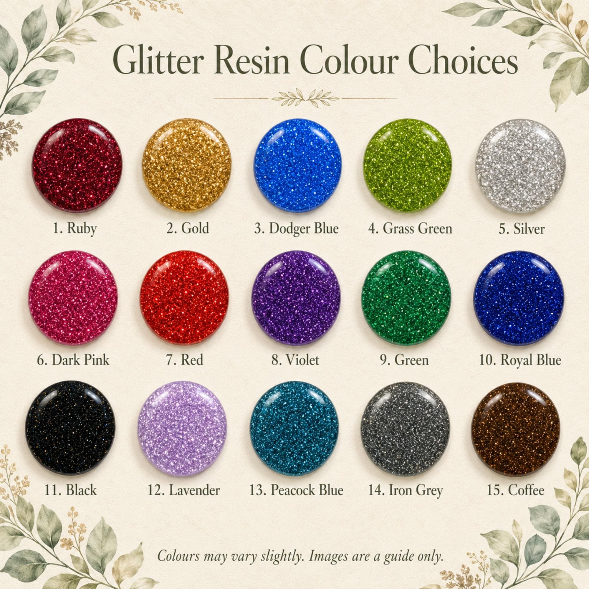 Necklace for Women, Sterling Silver Oval Pendant, Choice of Colour, Optional Chain, Sparkly Gift for Her. Glitter Resin