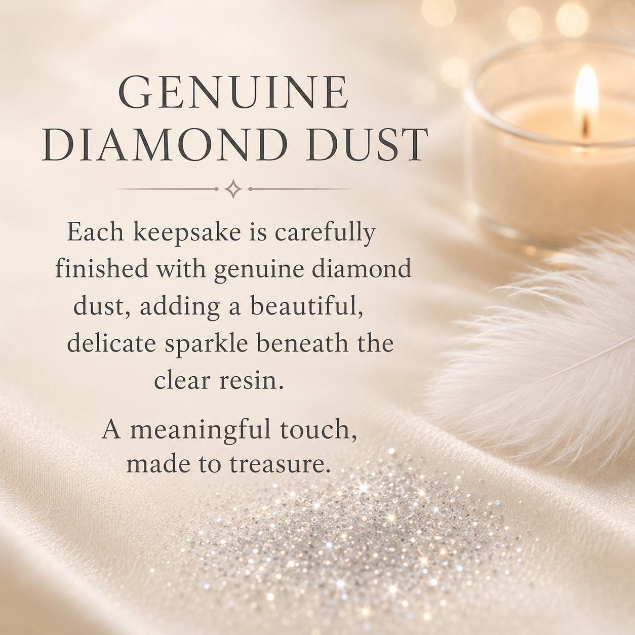 Triple Heart Pendant with Diamond Dust  and CZ Stone Setting